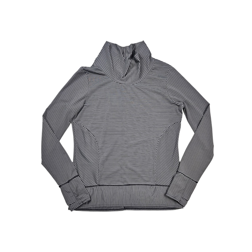 Prana Long Sleeve Womens Large Gray Yoga Top‎ Activewear Pilates Workout Running